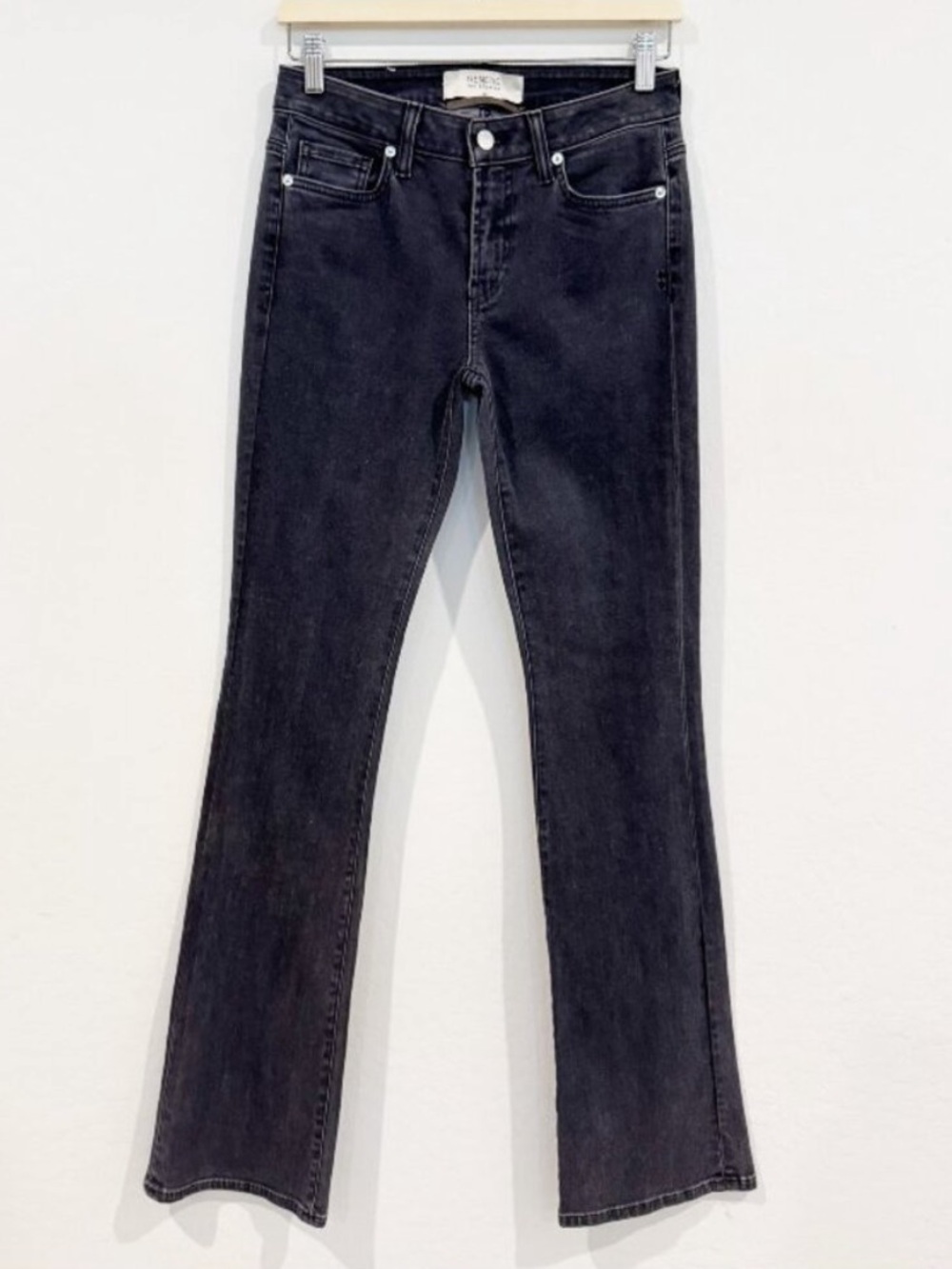 Genetic Denim Riley Jeans Size 28‎ Storm Faded Black Flare Indie Grunge Bootcut